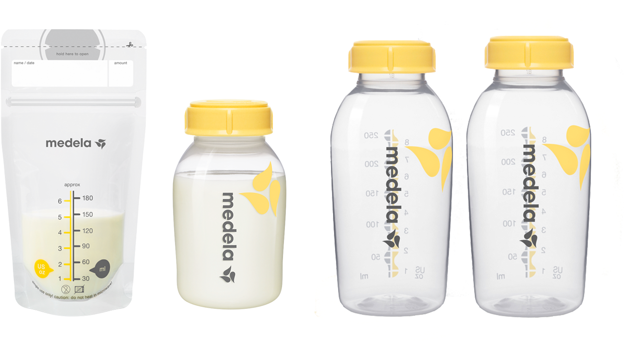 Breast Milk Collecting - Plastic Bottle Clipart (1259x686), Png Download