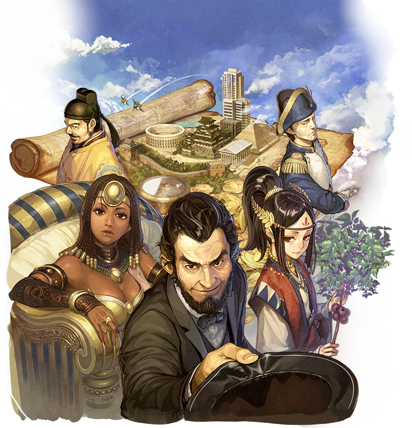 Civilization Revolution 2 Plus Japanese Key Art - Sid Meier's Civilization Revolution 2 Plus Vita Clipart (818x849), Png Download