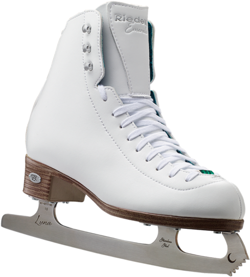 Riedell Emerald Figure Skates Clipart (600x600), Png Download