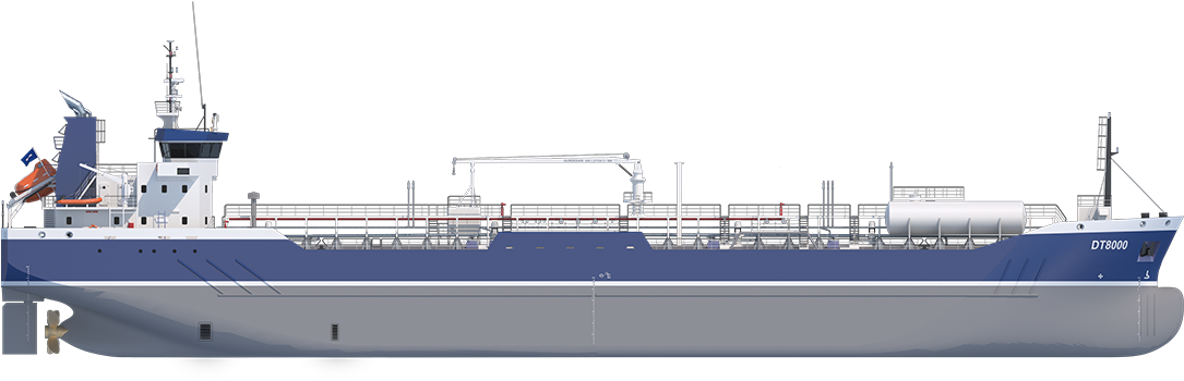 Debido A Que Las Condiciones De La Tripulación Es Uno - Tanker 8000 Clipart (1300x575), Png Download