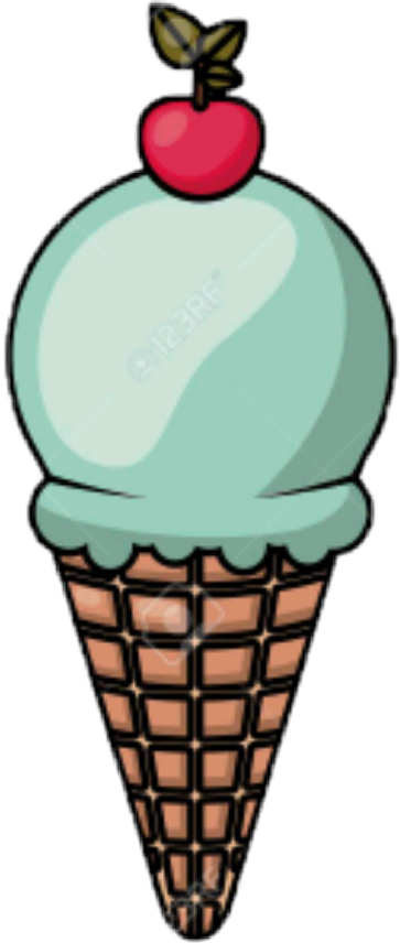 Sorvete🍦 Sticker - Illustration Clipart (363x856), Png Download