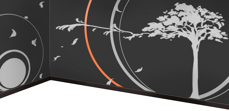 Modern Japanese Art Wallpaper - Graphic Design Clipart (800x388), Png Download