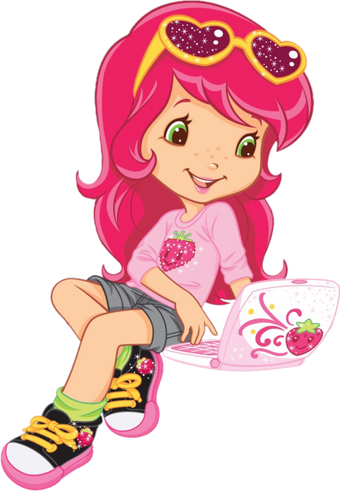 Tube Charlotte Aux Fraises - You Make Me Lol Strawberry Shortcake Coloring Pages Clipart (485x700), Png Download