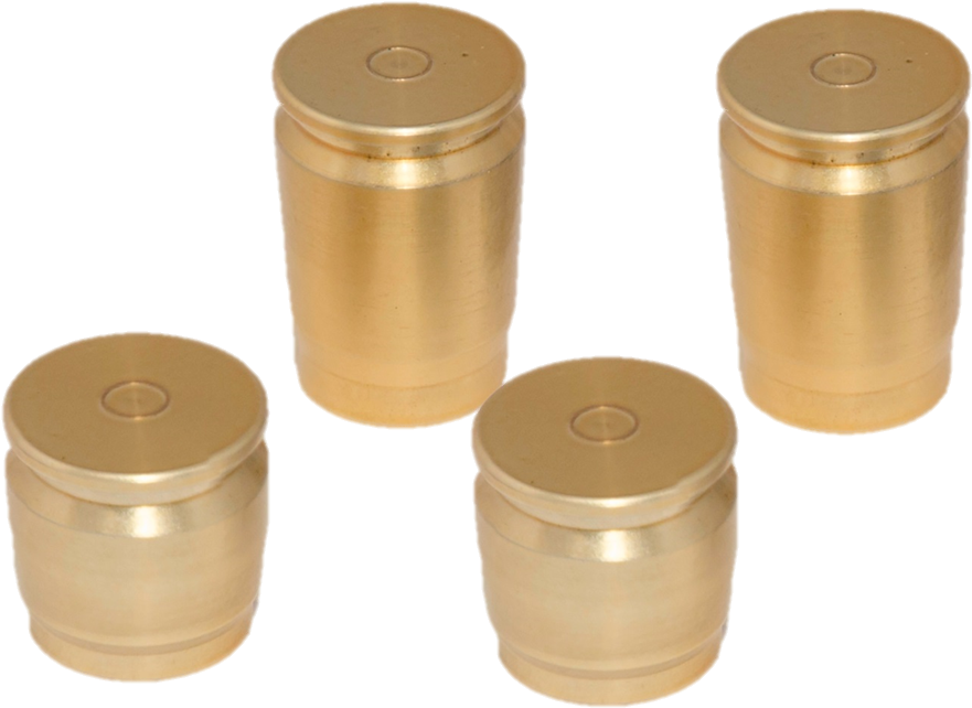Shell Casing Docking Station Cap Covers - Brass Clipart (1074x825), Png Download