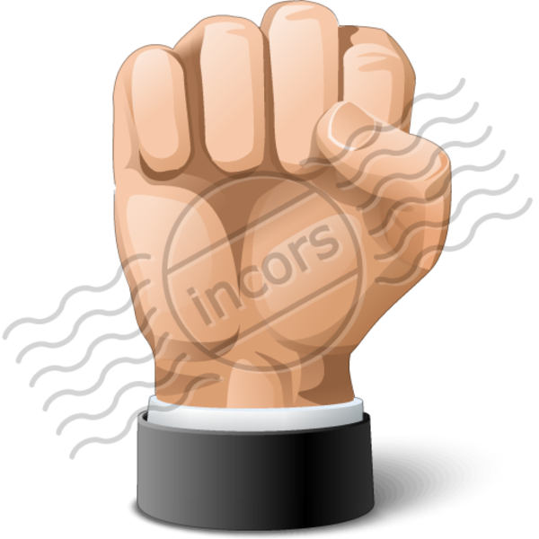 Hand Fist 16 Image - Fist Hand Png Clipart (600x600), Png Download