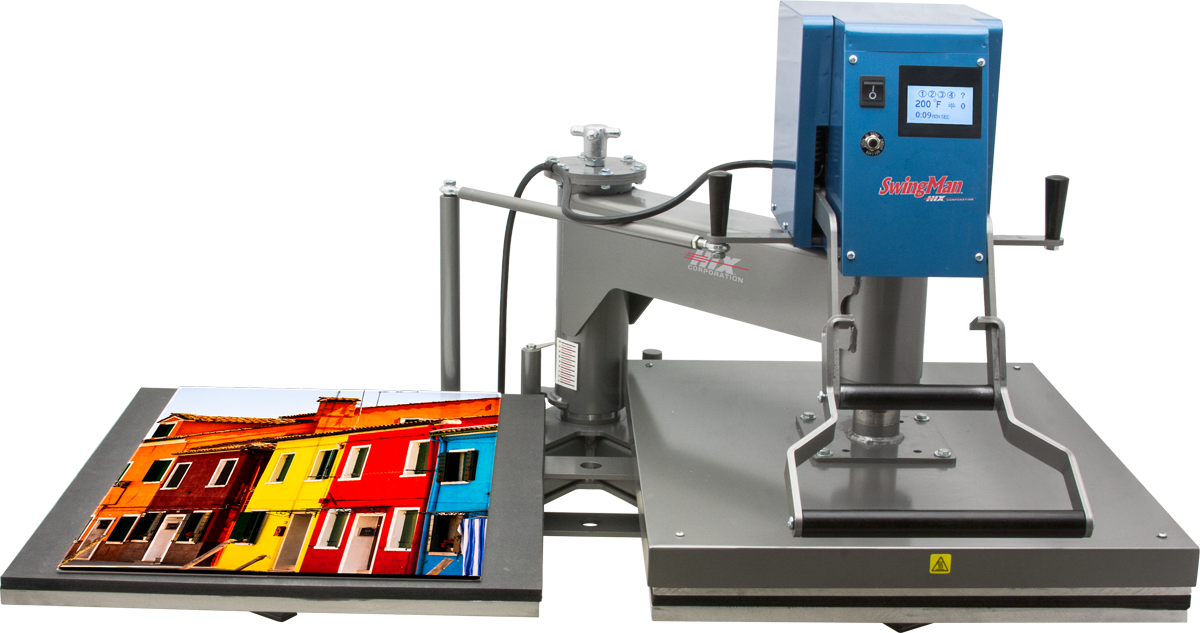 Double Platen Heat Transfer Press - Machine Tool Clipart (1200x633), Png Download