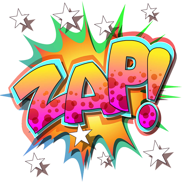 Pop Art Comic Onomatopeyas Png - Comic Book Stars Clipart (600x600), Png Download