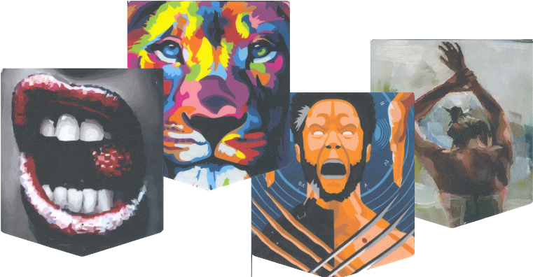 Heat Press Pockets - Modern Art Clipart (781x396), Png Download