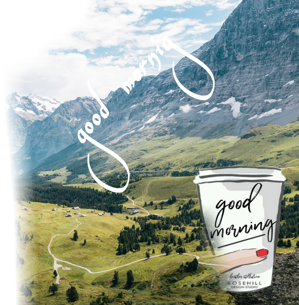 Buenos Dias - Alps Mountain Clipart (1013x1034), Png Download