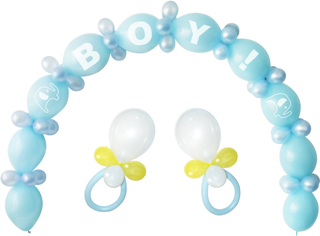 Baby Shower Balloon Kit - Balloon Clipart (1230x900), Png Download