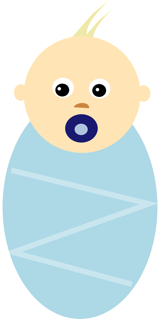 Vector Graphics, - Infant Clipart (640x1280), Png Download