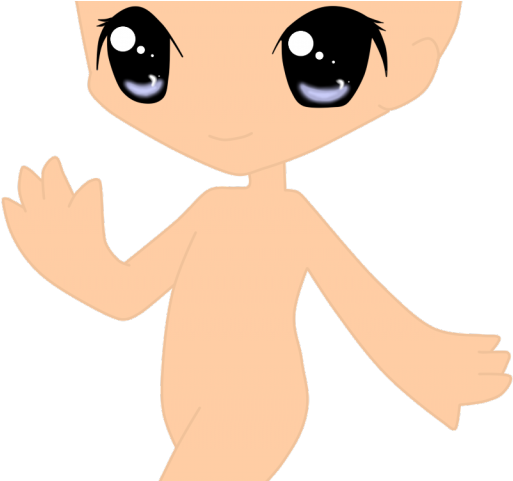 Chibi Clipart Chibi Anime - Chibi Girl Base Anime Girl - Png Download (640x480), Png Download
