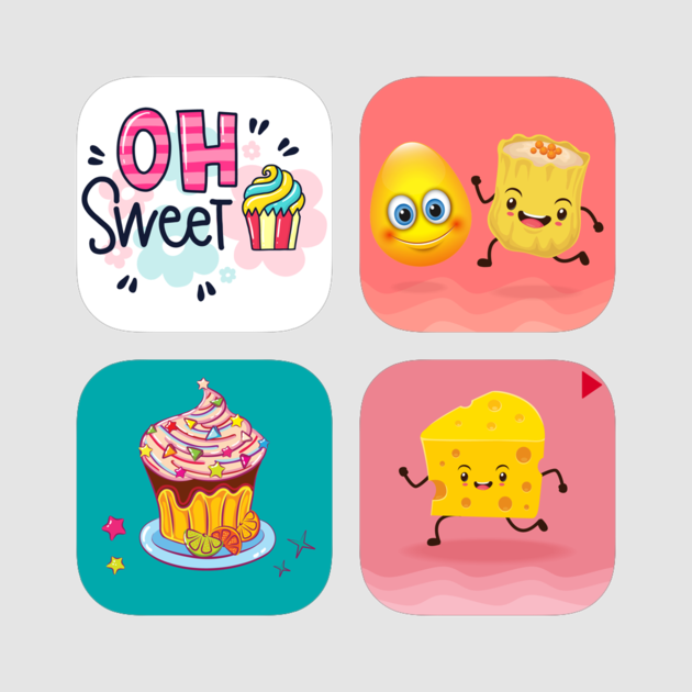 Tempting Egg And Food Stickers Pack On The App Store Clipart (630x630), Png Download