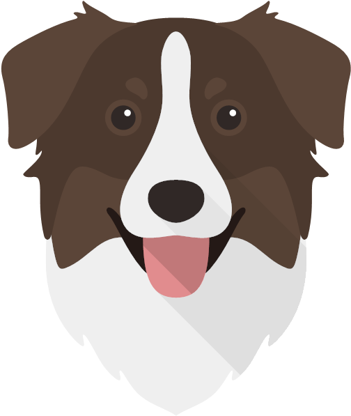 Australianshepherd 02 Yappicon Australianshepherd 03 - Australian Shepherd Vector Clipart (600x600), Png Download