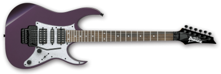 Ibanez Grg250b-dvm Guitarra Electrica Rg Violeta - Fender Squier Bullet Strat Black Clipart (800x800), Png Download