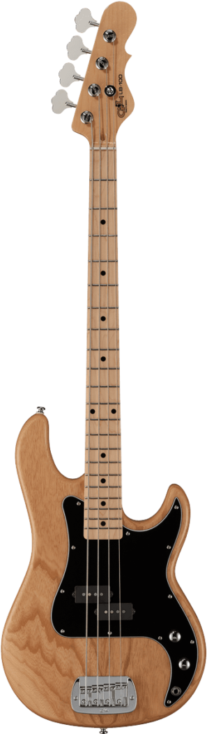G&l Tribute Lb100 3-ply Black Pg Natural Gloss $700 - Bass Clipart (350x1050), Png Download