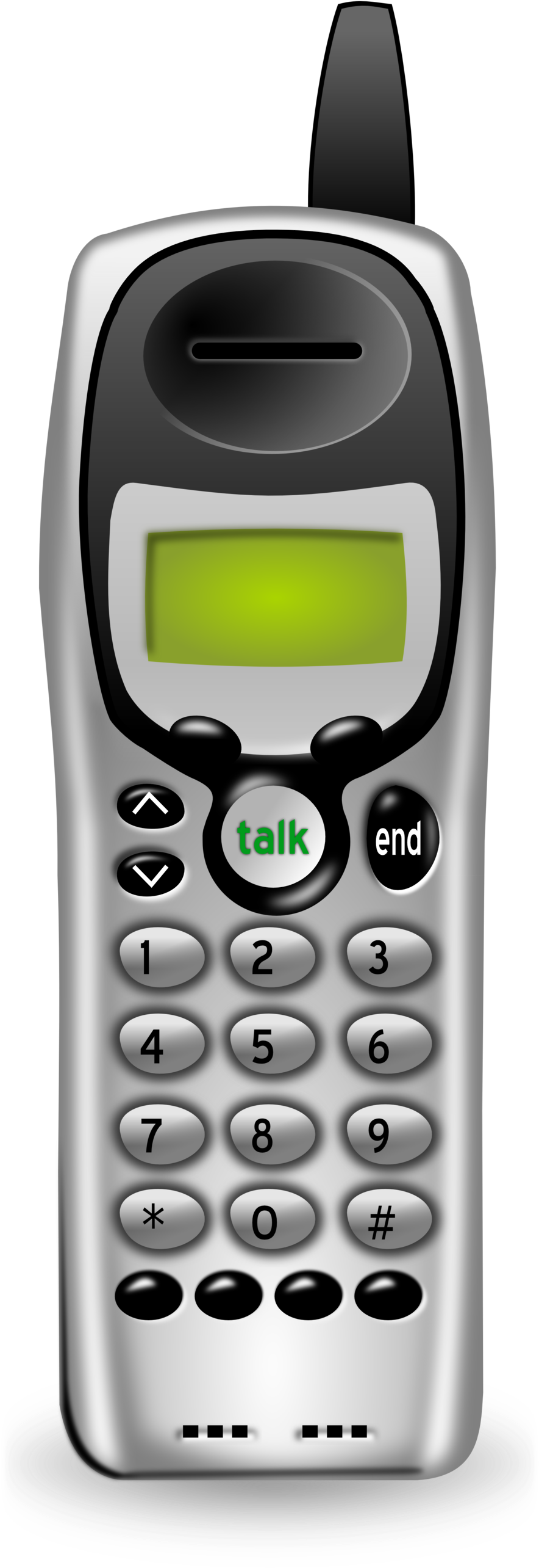 Clipart Freeuse Library Cell Clip Art Shop Of Library - Use A Cell Phone - Png Download (958x2751), Png Download