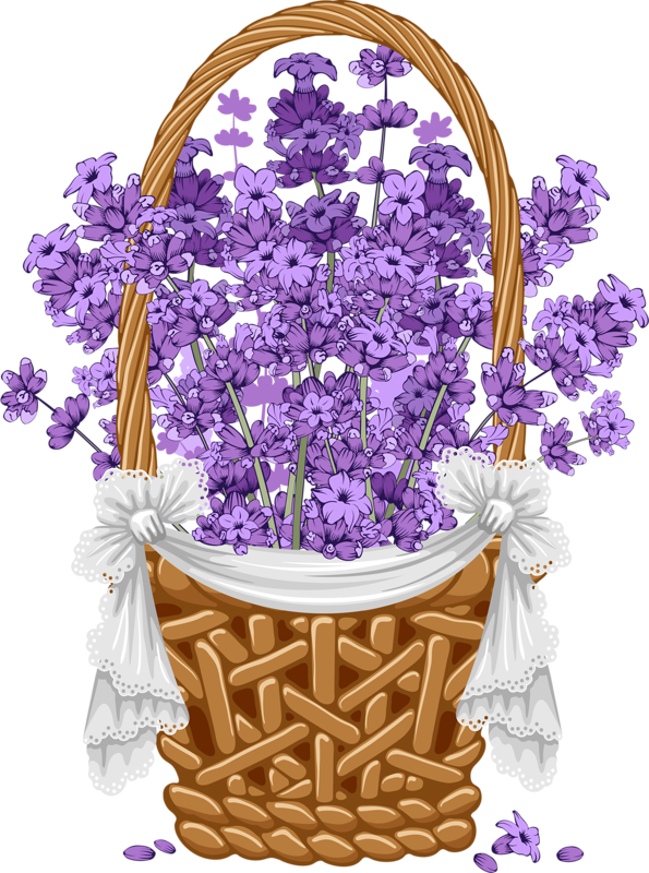 Фото, Автор Soloveika На Яндекс - Easter Basket Bouquet Clipart - Png Download (595x800), Png Download