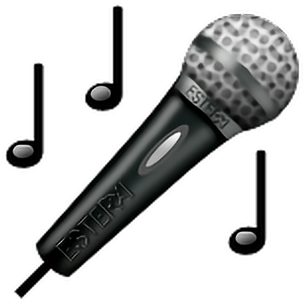 Microfono Espero Que Os Guste💗 Si Usas Dame Cc - Microphone Clipart Transparent Background - Png Download (983x983), Png Download