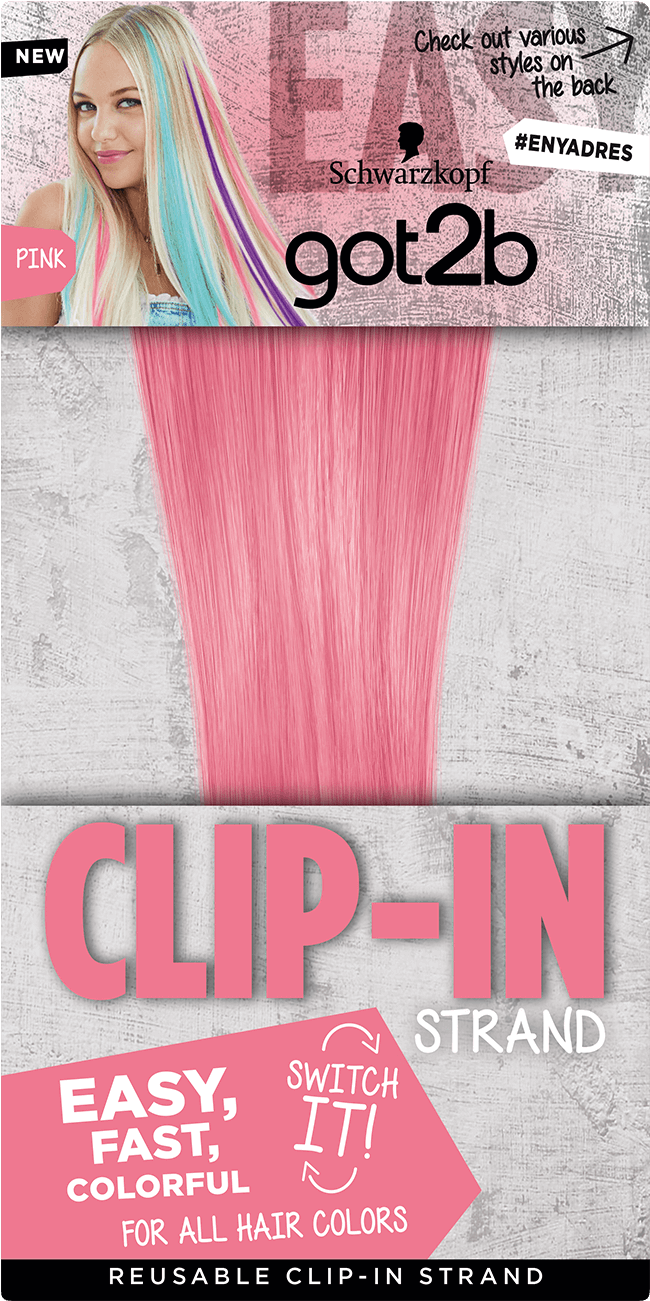 Long Clip Hair Dye - Blond - Png Download (970x1400), Png Download