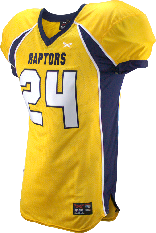 Raptor Youth Football Jersey - Atidas Enterprises Clipart (662x990), Png Download