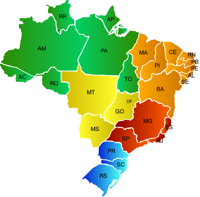 Mapa Do Brasil Png Grande - Campo Grande Mapa Brasil Clipart (704x692), Png Download