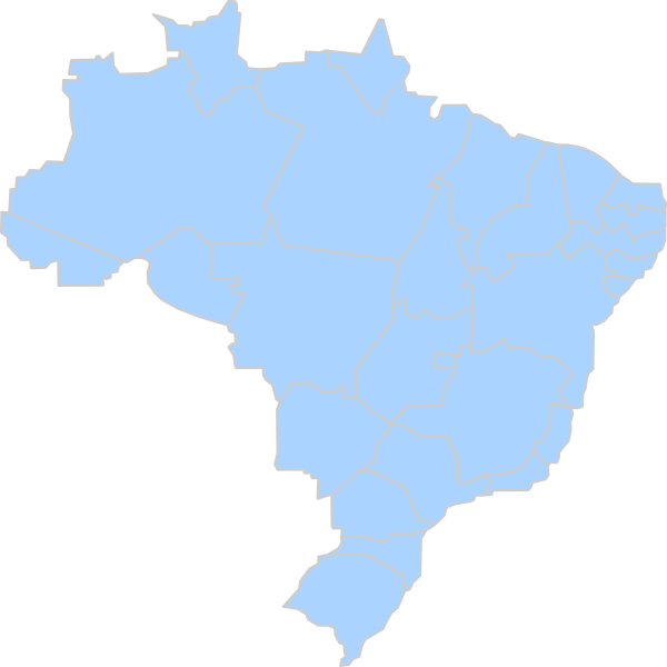 Mapa Do Brasil Clipart - Regiões Produtoras De Café No Brasil - Png Download (600x600), Png Download