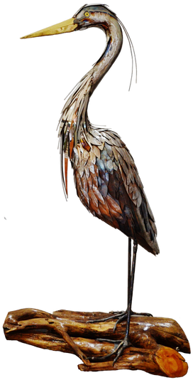 "great Blue Heron" - Great Blue Heron Clipart (498x762), Png Download