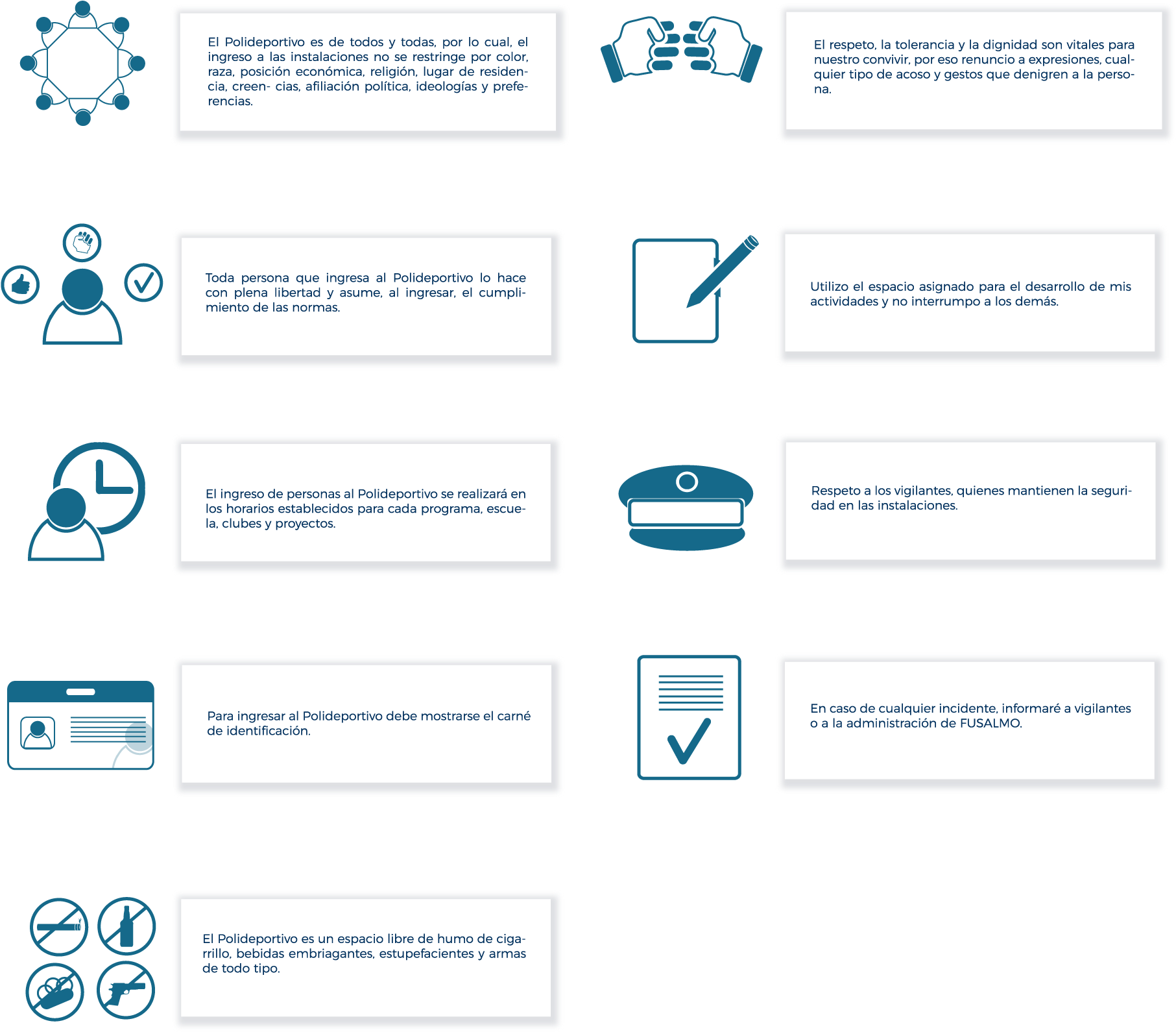 Normas De Convivencia - Normas De Un Polideportivo Clipart (2023x1832), Png Download