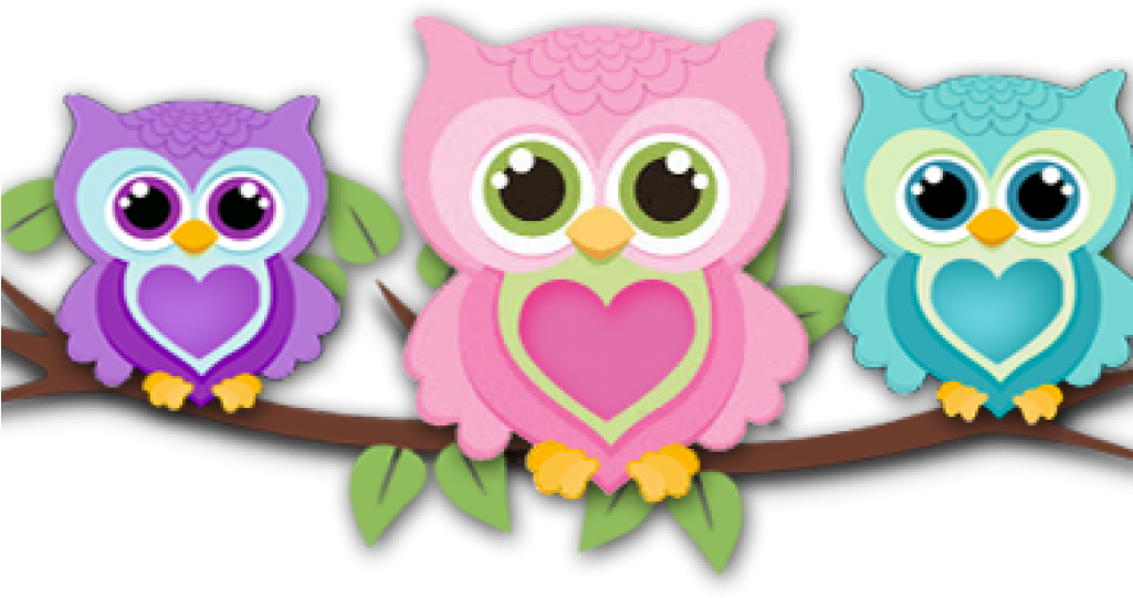 Computer Clipart Owl - Transparent Cute Owl Png (1024x600), Png Download