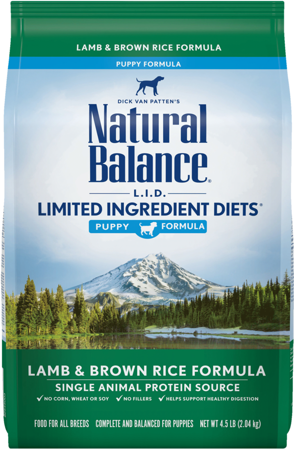 Limited Ingredient Diets® Lamb & Brown Rice Dry Puppy - Natural Balance Potato And Duck Formula Clipart (960x960), Png Download