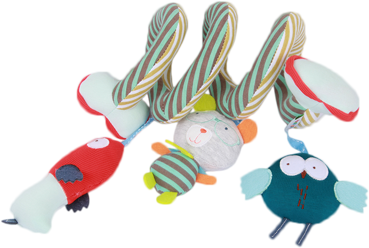 Owl Cartoon Animal Rattle Doll - Illustration Clipart (900x1200), Png Download