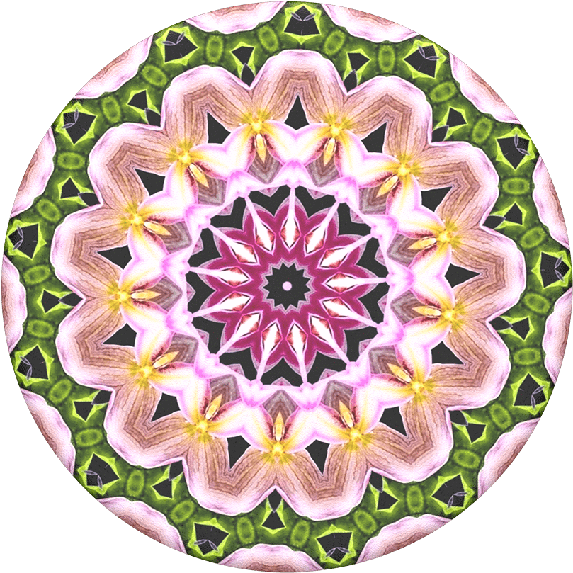 Orchid Mandala, Popsockets - Mandala Clipart (1000x1000), Png Download