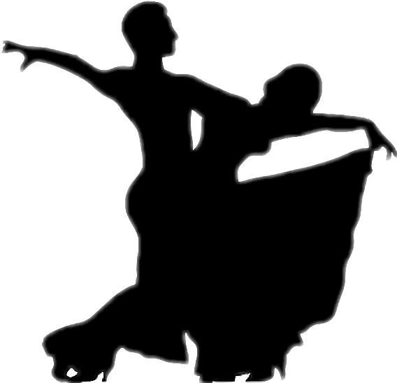 Download #dance #couple #black #shadow #stickers - Ballroom Dancer