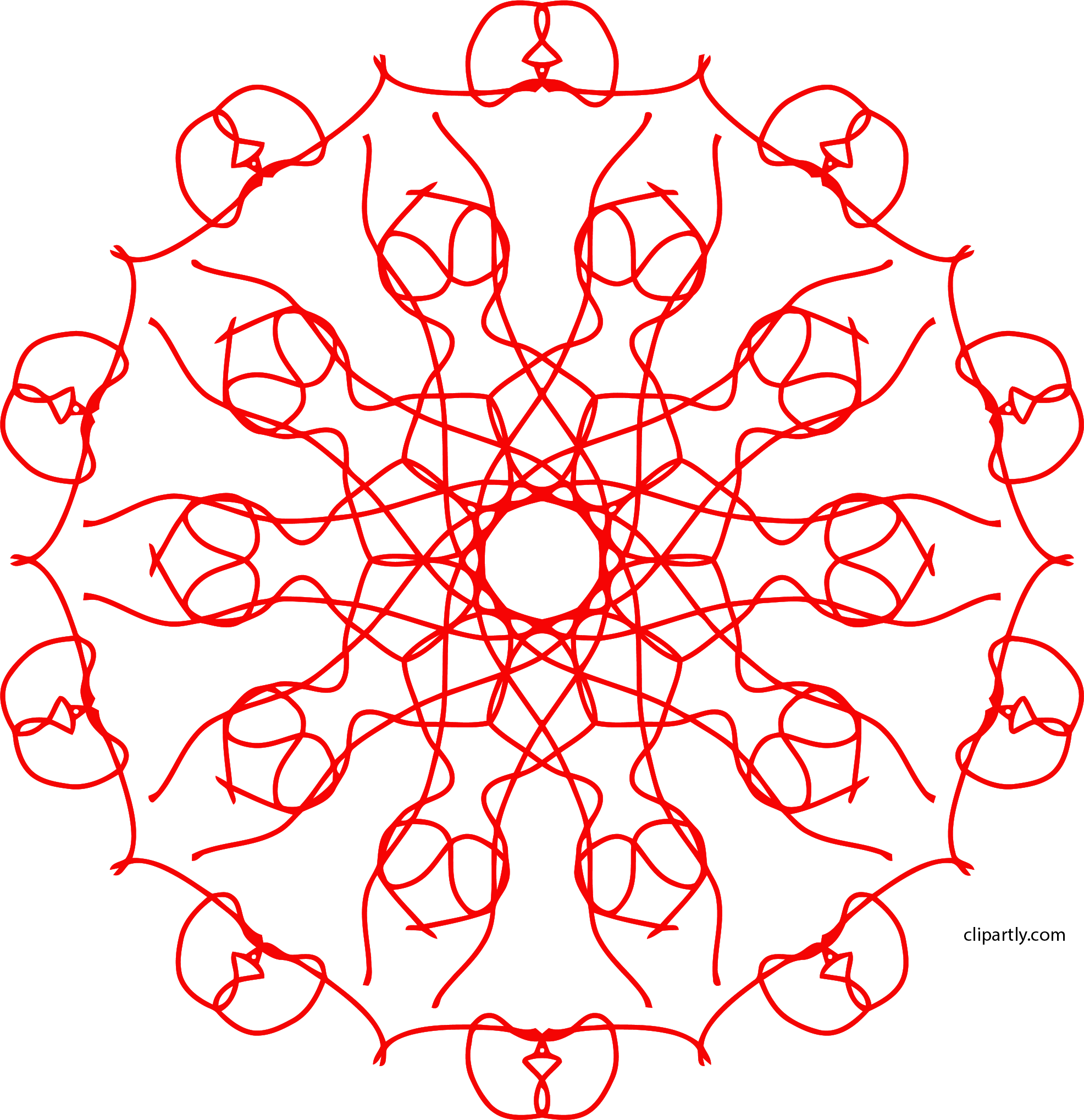 Mandala Clipart Png - Circle Transparent Png (1972x2037), Png Download