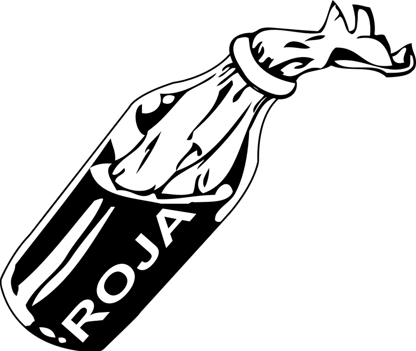 Bottle Pouring Liquid Beverage Drink Pour Glass - Antifaschistische Aktion Clipart (852x720), Png Download