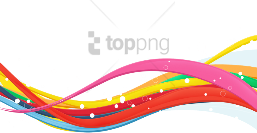 Free Png Colorful Waves Png Png Image With Transparent - Colourful Background Clipart (850x638), Png Download