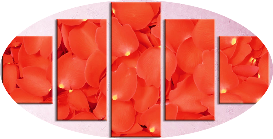 "lit Red Petals" - Earrings Clipart (954x486), Png Download