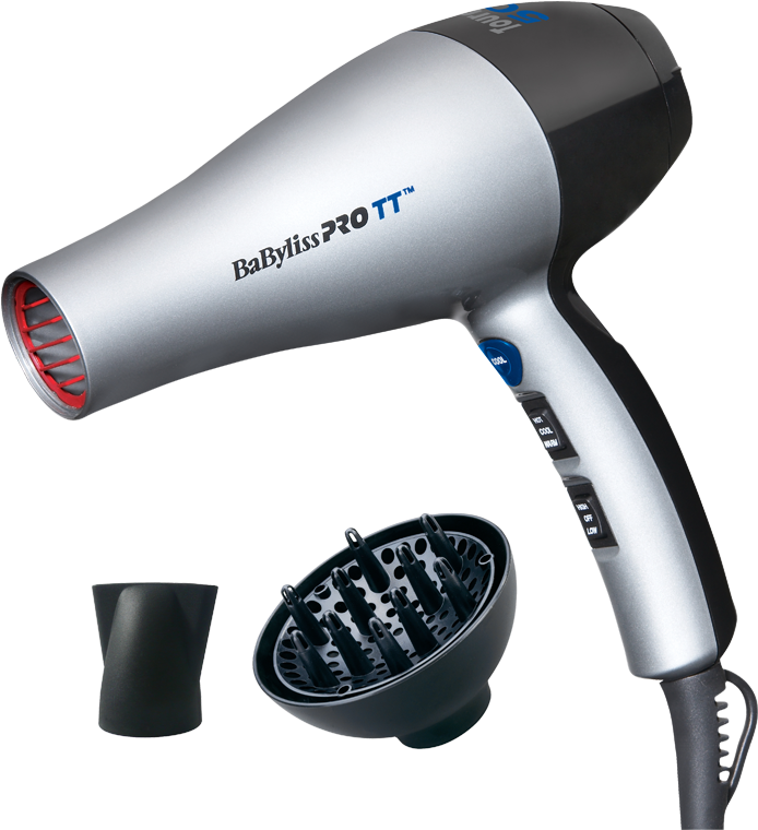 Hair Dryer , Png Download - Babyliss Clipart (694x760), Png Download