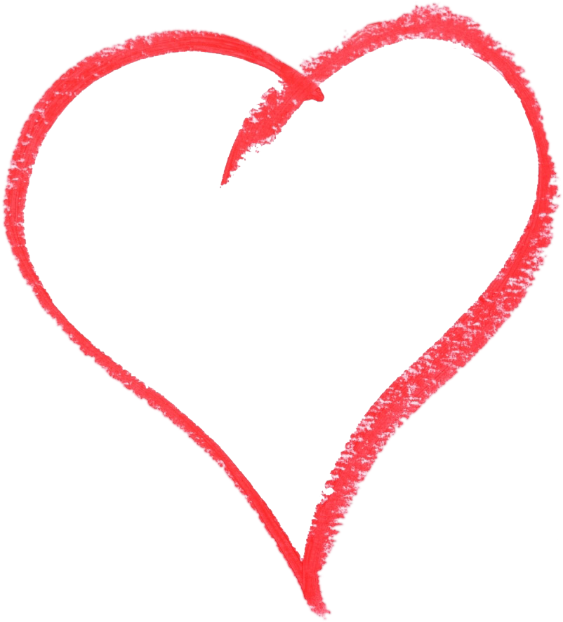 Heart Sketching Style Png - Transparent Heart Sketch Png Clipart (834x997), Png Download