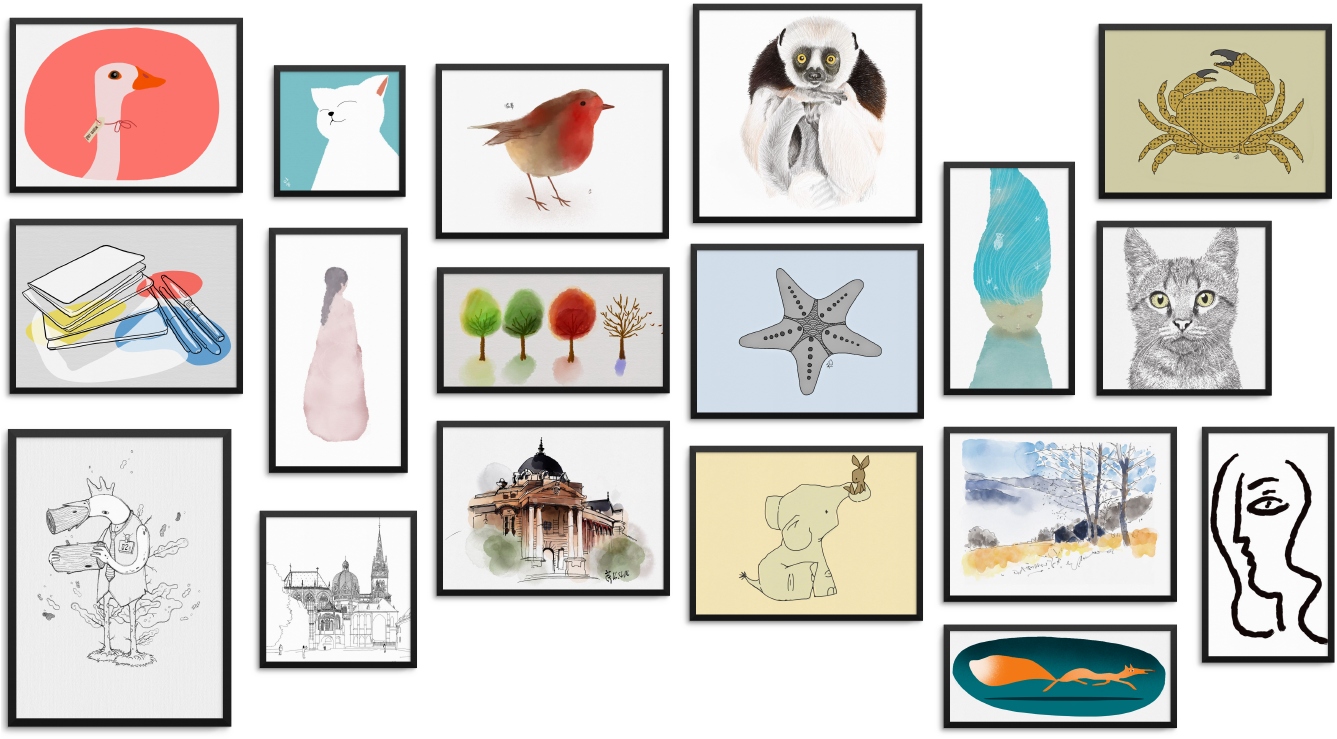 Sketches Community Clipart (1338x860), Png Download