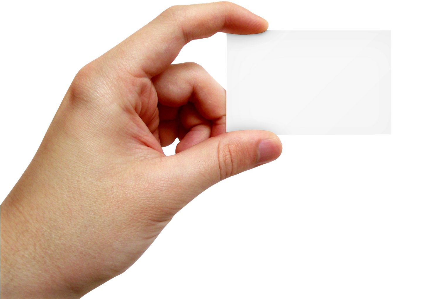 Mao Em Png - Mano Con Tarjeta De Presentacion Png Clipart (1600x1200), Png Download