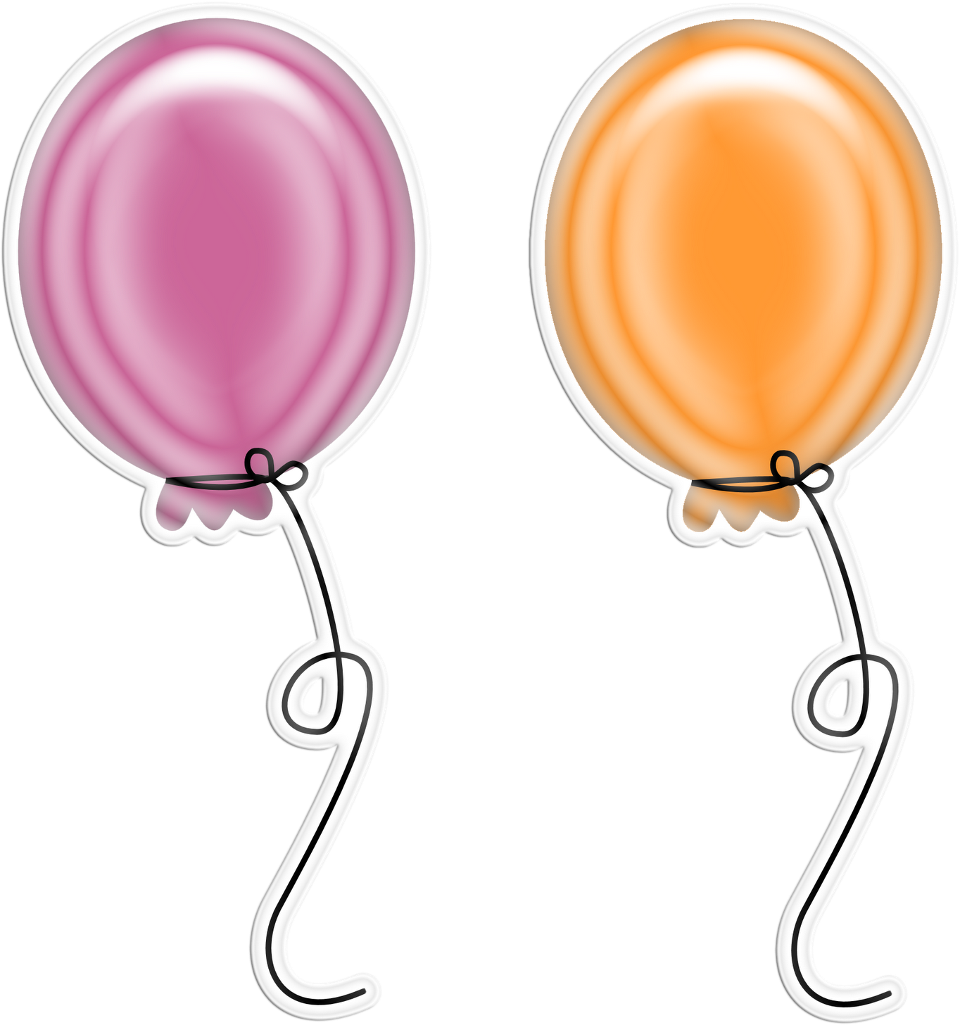 Happy Birthday Clip Art, Birthday Clips, Art Birthday, - Dibujos De Globos De Colores - Png Download (1525x1600), Png Download