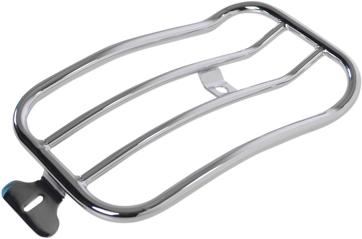 Motherwell Chrome 11" X 7" Rear Luggage Rack For 2018 - Softail Solo Luggage Rack Clipart (1162x768), Png Download