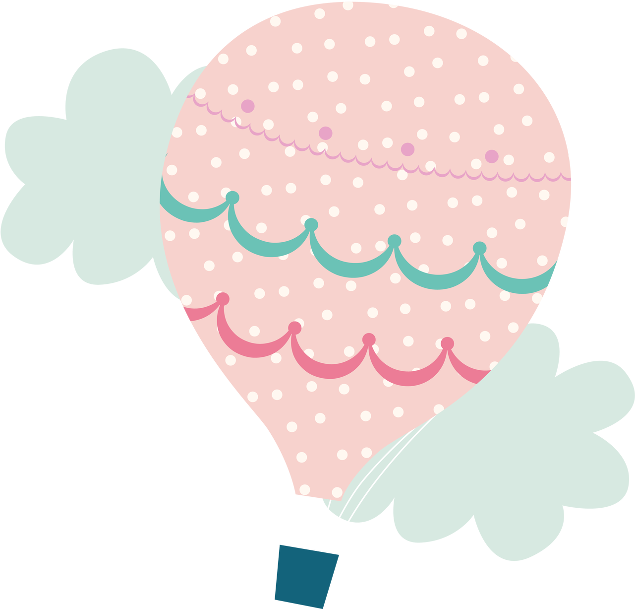 Hot Air Balloon - Illustration Clipart (1280x1271), Png Download