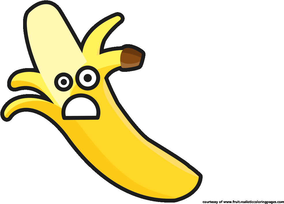 Happy Banana Cartoon Clipart Sad Banana Cartoon Clipart - Clip Art - Png Download (1280x720), Png Download