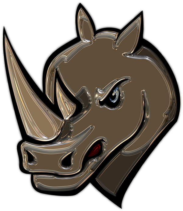 Nosorožec Hlava Clipart (712x720), Png Download