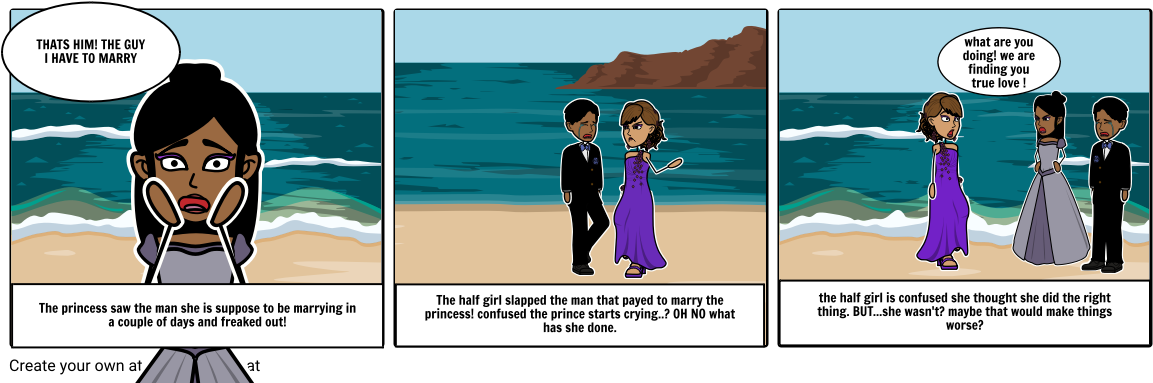 The Guy I Have To Marry﻿ The Princess Saw - Cartoon Clipart (1164x385), Png Download