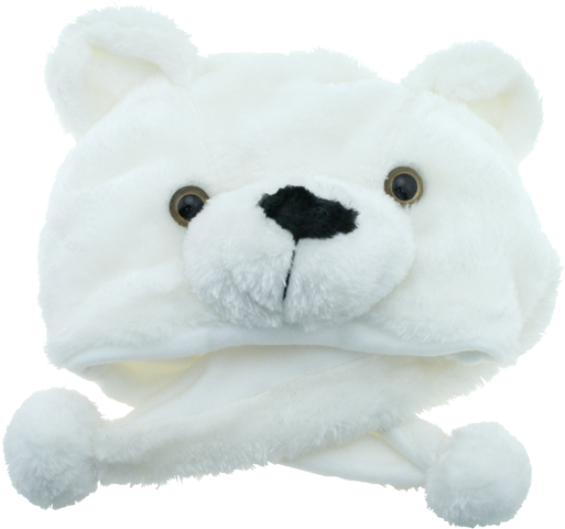 Animal Hat In Polar Bear - Teddy Bear Clipart (778x519), Png Download