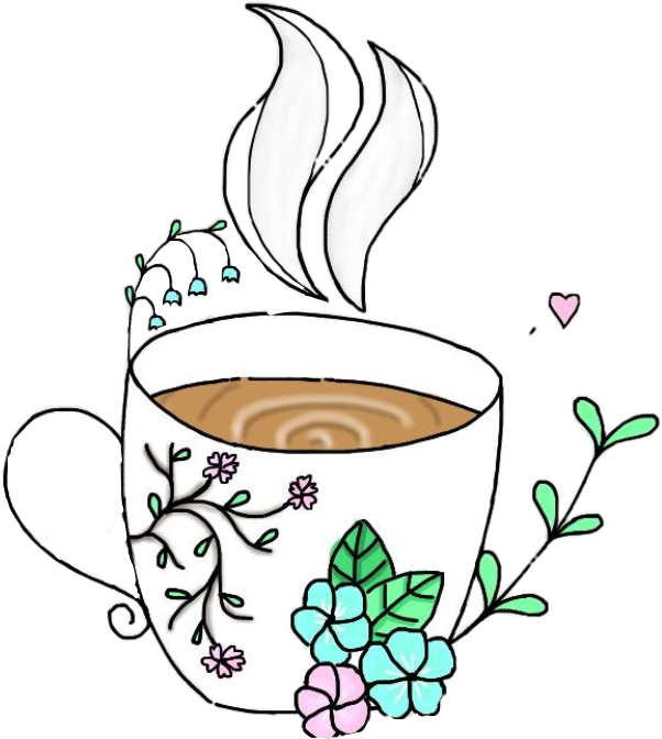 Coffee Coffeecup Drawing Interesting Art Sea Clipart - Large Size Png Image - PikPng